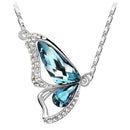 New Butterfly Jewelry Sets Necklace + Earring+Bracelet Crystal Set Fashion 3C