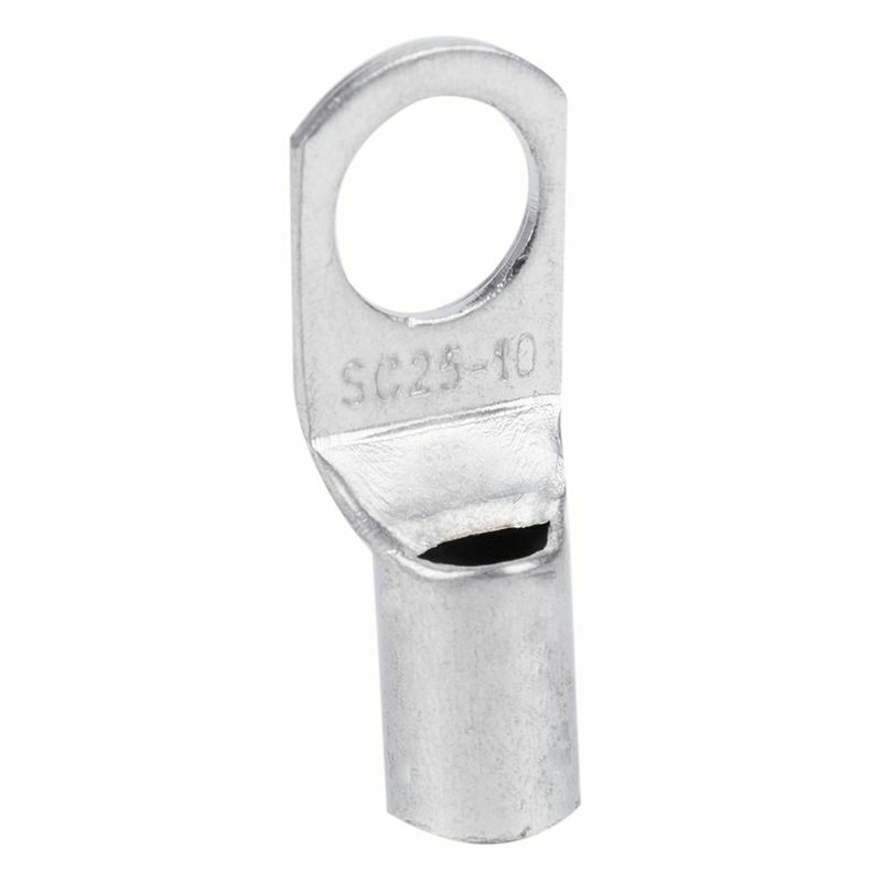6 Copper Tube 25Mm X 10Mm Lug Battery Starter Cable Welding Crimp Terminal  G4Z5