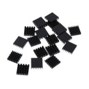 20pcs Aluminum LED/CPU/IC Chip  Sink Cooling Fin Radiator Pad 18x18x5mm