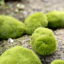 6pcs/pack Moss Ball Grass Turf Stone Garden Ornament Plant Pot Garden Decor