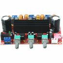 DC12-24V TPA3116D2 2.1 Channel Digital Subwoofer Power Amplifier Board+case