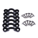 Kayak Bungee Paddle Holder & Deck Loops Tie Down Pad Eye and Screws for Kayak,