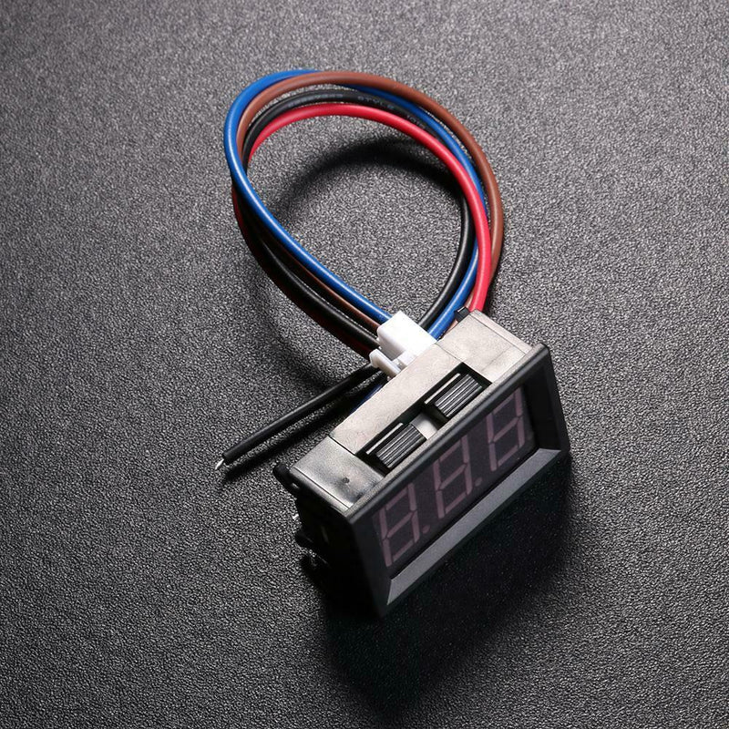 Mini 0.56in LED Digital Display DC 0-10A Ammeter Amp Panel Meter (Blue)