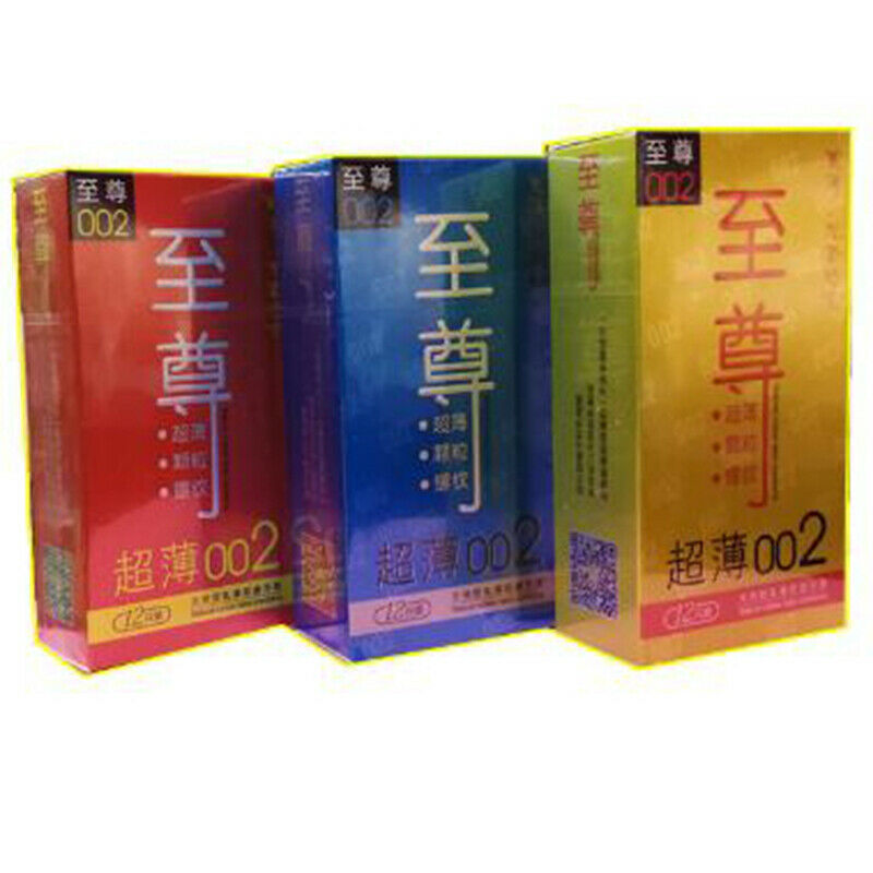 12Pcs/Box Ultra Thin Condom Natural Latex Rubber CondomsS Bj