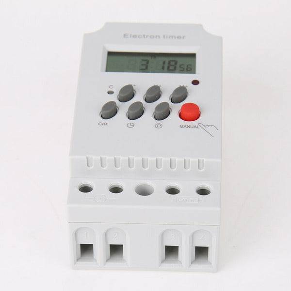 AC 220V 25A Programmable Electronic Timer Switch Control KG316T-II