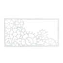 Gear Pattern Cake Stencil Fondant Baking Mold Template Decorating Tool