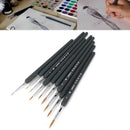 9Pcs art brush painting set acrylic paint oil painting watercolor paint bru%!