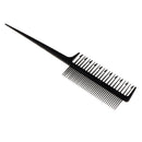 2Pcs 2-Way Dye Coloring Highlighting Weaver Comb for Highlights Black 8.7''