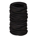 120pcs Elastic Rubber Band Black Women Hair Rope Ties Kids Ponytail Holder