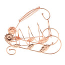 Wine Rack Champagne Bottle Bracket Holder for Dinner Table Decor Pink Golden