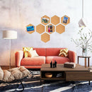 Cork Board Tiles 8 Pack With Full Sticky Back,Mini Wall Bulletin Boards,Pin