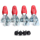 4pcs Red Toggle Clamp GH-201A 201-A Quick Release Tool Horizontal Clamp Hand LJ