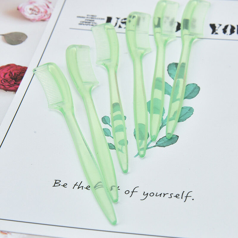 5pcs eye beauty plastic brush eyebrow comb eyebrow brush eyelash extens gxTOCA