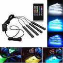 DC12V 48-LED Car Interior Atmosphere Neon Lights Strip Music Control + IR Remote