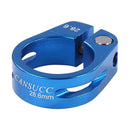 1pc MTB Cycling Seat Tube Clip Bike Release Seatpost Clamp (28.6mm Blue) A