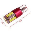 2Pcs T10 57SMD Strobe Blink 3014 LED Canbus Error Free Parking Light Wedge T Kw