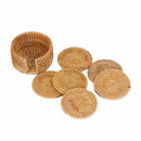 6pcs/lot Creative drink Coasters set for kungfu tea accessories round table S9W1
