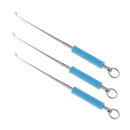 3pcs Stainless Steel Hook Extractor Remover Disgorger for Large & Small