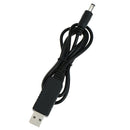 Usb dc 5v to dc 12v step up cable module converter 2.1x5.5mm male connectorJ JR