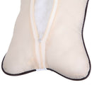 Travel Car Auto Seat Head Neck Rest Leather Cushion Pad HeadRest Bone Pillow