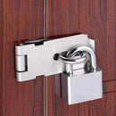 Hasp Staple Shed Latch Stainless Steel Door Lock Padlock Clasp (A 3 inch)