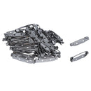 50 PCS Jewelry Noble Metal Brooch 31 x 5 mm K3V7