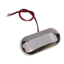 316 Stainless Steel LED Oblong Marine  Courtesy Lights, 12V, Waterproof, Blue