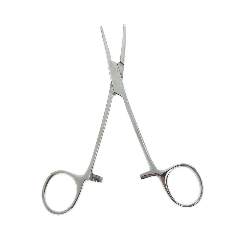 14cm Dog Cat Pet High Quality Stainless Steel Hemostat Forceps Scissors Ear Hair
