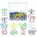 Multicolor Paper Clips Creative Animal Shape for Bookmark Office School Not