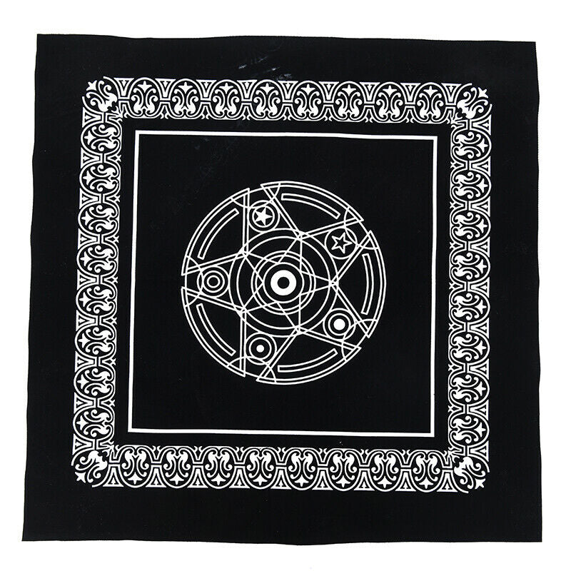 49x49cm Velvet Tarot Tablecloth Pentacle Board Game Divination Tarot TableclotOZ