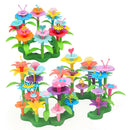 98pcs Flowers Building Garden Blocks Set Educational Stacking Girls Pretend Play