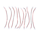 10 x Mini Micro SH 1.0mm 2-Pin JST Double Connector Plug Wires Cables 100MM fw&k
