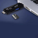 1 pcs USB Type C Flash Memory OTG Card Reader USB 2.0 High Speed OTG TF SD Card