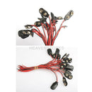 20Pcs 9V Battery Snap-on Connector Clip With Wire Holder Cable Leads Cord  hv2n
