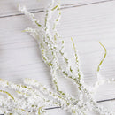 Christmas Artificial Plant Snow Pine Branch Grass Simulation Flower Pa Hn