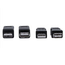 1X(Usb 2.0 A Female To Usb B Print Male Adapter Converter