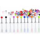 90x Wholesale Body Jewelry Eyebrow Navel Belly Tongue Nose Piercing Bar Ring FT
