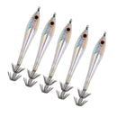 10pcs Fishing Lure Hard Squid Octopus Cuttlefish Catch Baits Tackle Fishhook