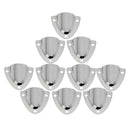 10pcs Stainless Steel Midget Clam Shell Cable Ventilator For Boat Yacht Ship