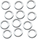 12 Pcs Snap Clip Hook Mini Carabiner 25mm For Keychain Keyring Camping Hiking