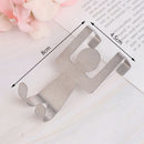 2Pcs/Set Stainless Steel Rack Hook Durable Strong Lovers Shaped Kitchen Bathr BX