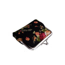 Canvas Hasp Purse Key Coin Wallet Bag(black) V9R2