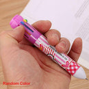Ten Color Retractable Pen - Retro Pen Multicolor Inks 10-in-1 Pen 0.5mm
