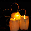 3PCS Battery Operated LED Candles for Church Home Wedding Party Decoration