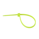 100X 2.5mmx100mm Nylon Cable Wire Zip Ties Cord Wrap Strap Color:Green F1Y6