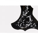 Left Handed 40/41'' Folk Guitar Pickguard Anti Scratch Plate Black