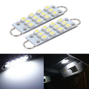 10 x USA Xenon White Rigid Loop Light 12 SMD LED Dome Trunk Cargo lights 44mm