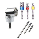 7Pcs Adapter Drill Bit Set, 3Pcs Impact Socket Square Nut Driver Bit + 3Pcs B5Q4