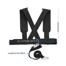 2 Pack Fitness Sled Harness Vest Strength Training Shoulder Strap Pulling Belt
