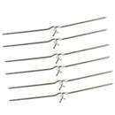 10Pcs Aluminum Alloy Tent Peg Stake Pin Nail Camping Hiking Travel Tool